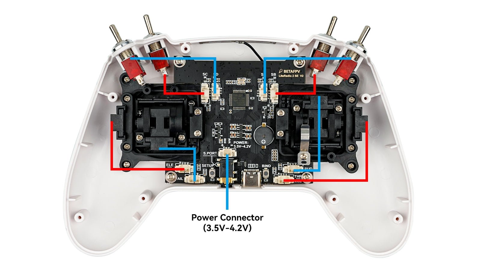 BetaFPV Nano Hall Gimbal for LiteRadio Transmitter