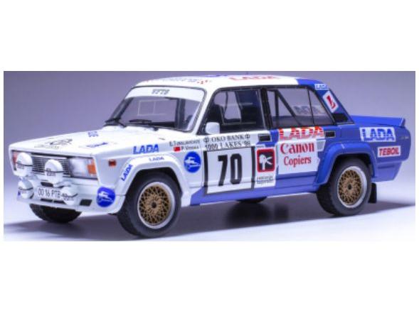 Lada 2105 VFTS #70 Tumalevicius/Videika 1000 Lakes Rallye 1986 1:18 Scale Diecast Model