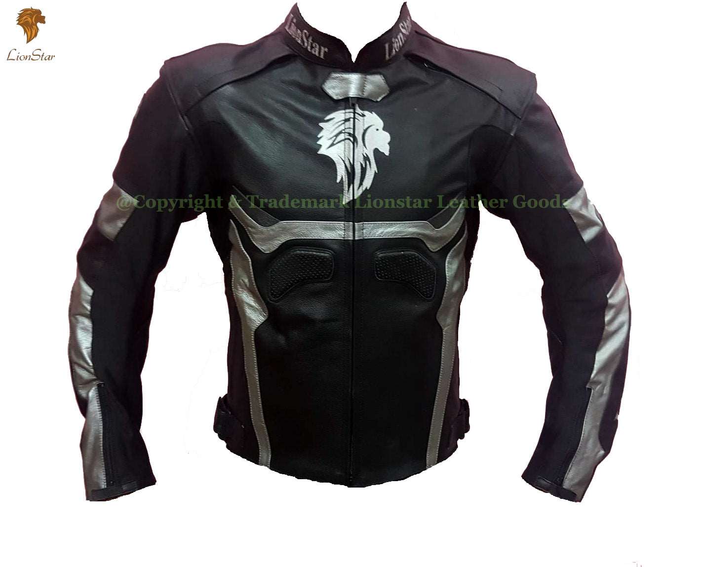 Unisex Cowhide Leather Racing Jacket with CE Armor & Speed Hump