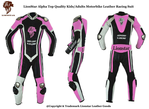 Kids Motorbike Suits - Junior Motorcycle Racing Clothing - CE Armoured Leather Suits