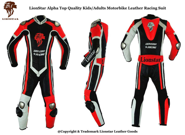 Kids Motorbike Suits - Junior Motorcycle Racing Clothing - CE Armoured Leather Suits