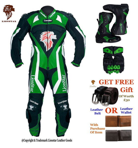Kids & Junior Motorbike Racing Leathers Suit - Fable CE Armoured Leather