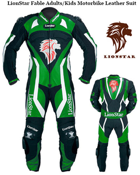 Kids & Junior Motorbike Racing Leathers Suit - Fable CE Armoured Leather
