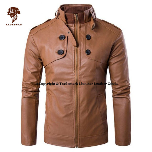 LionStar Zara Leather Jacket For Men