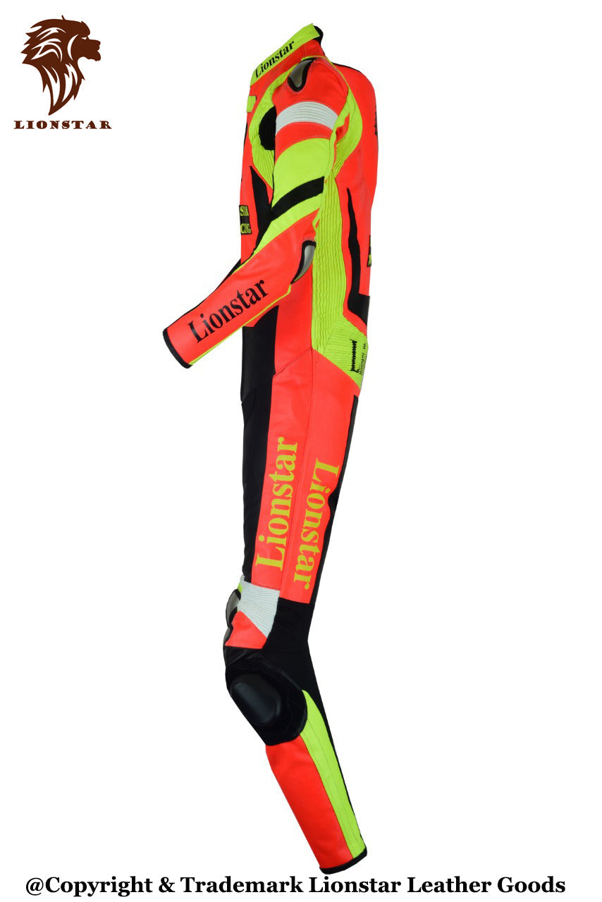 Red Cowhide Racing Suit | Kids/Adults Motorcycle CE Leathers
