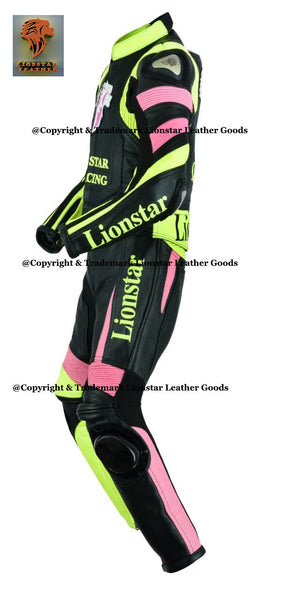 Queen Leather Mini Moto Suit | Kids/Adults Yellow & Black CE Armoured