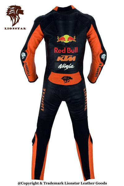 Red Bull Racing Style One-Piece Leather Suit | Kids & Adults CE Armoured