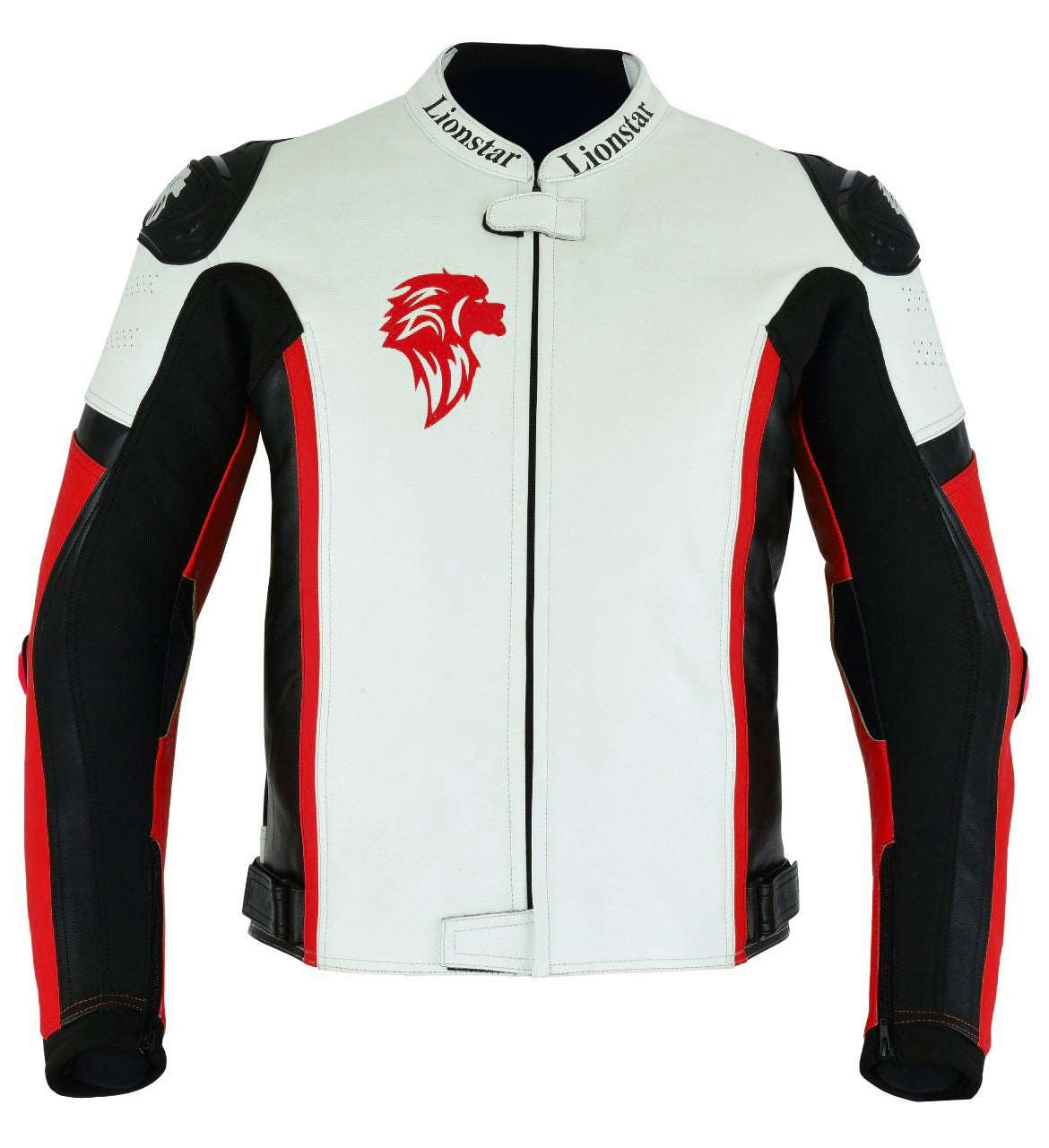 Colorful Cowhide Racing Jacket with CE Armor & Speed Hump (Unisex, 6 Colors)