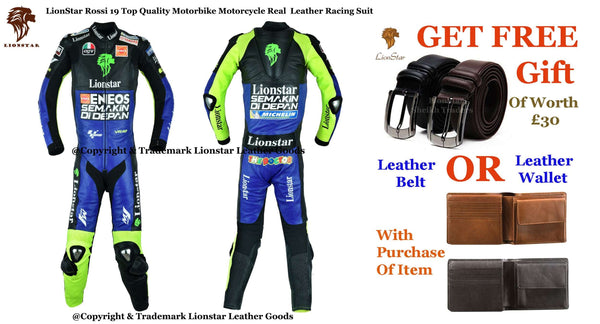 Rossi VR46 One-Piece Leather Suit | Kids & Adults CE Armoured Leathers