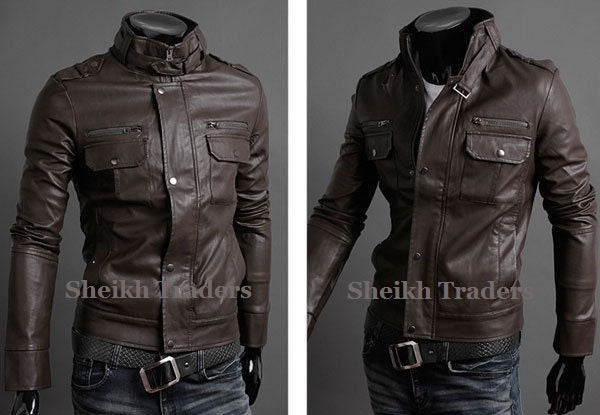 LionStar Stylo Men Real Leather Jacket (3 Colors Available)