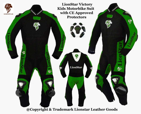 Lionstar Victory Kids & Adults Racing Suit Full Set: CE Armor & Speed Hump