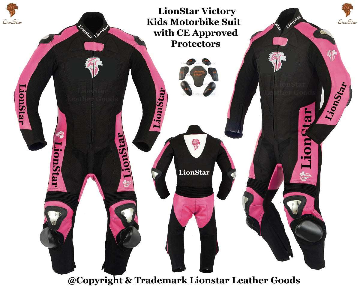 Lionstar Victory Kids & Adults Racing Suit Full Set: CE Armor & Speed Hump