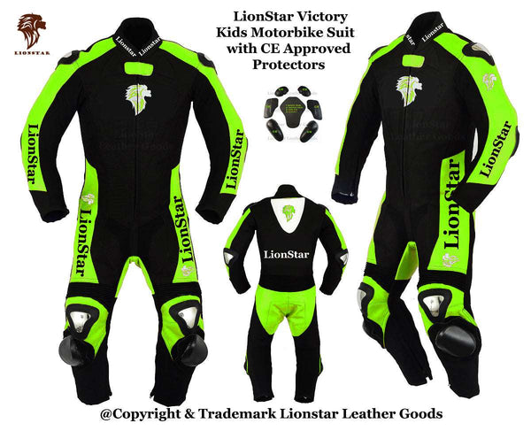 Lionstar Victory Kids & Adults Racing Suit Full Set: CE Armor & Speed Hump