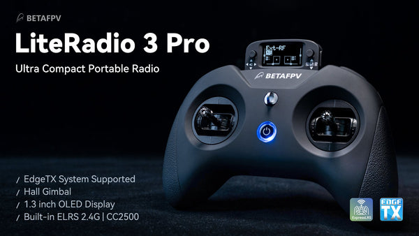 BetaFPV LiteRadio 3 Pro Radio Transmitter (ELRS or Frsky Multi-protocol)