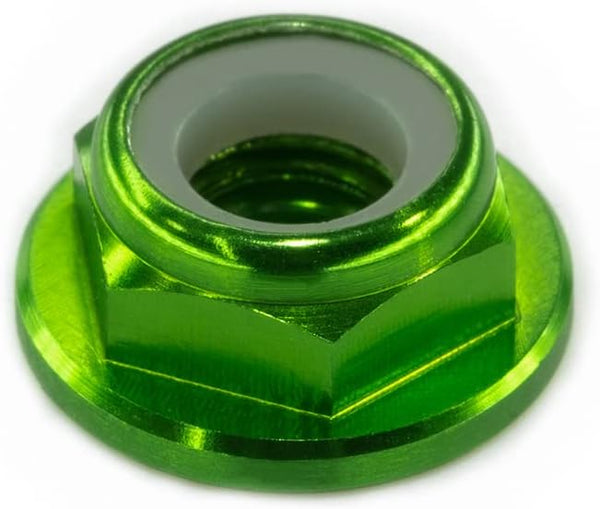 10pc M5 Nylon Locking CW Nuts pack 6061 Aluminium