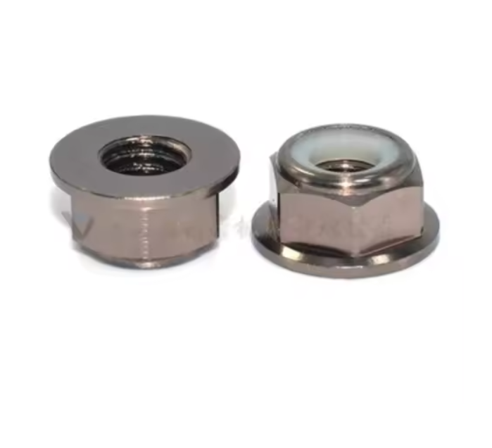 10pc M5 Nylon Locking CW Nuts pack 6061 Aluminium