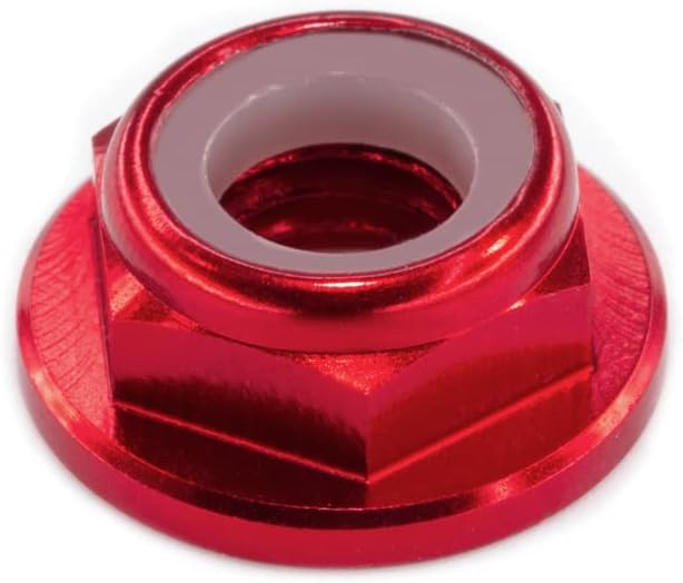 10pc M5 Nylon Locking CW Nuts pack 6061 Aluminium