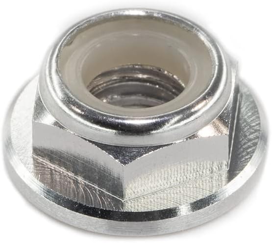 10pc M3 Nylon Locking CW Nuts pack 6061 Aluminium