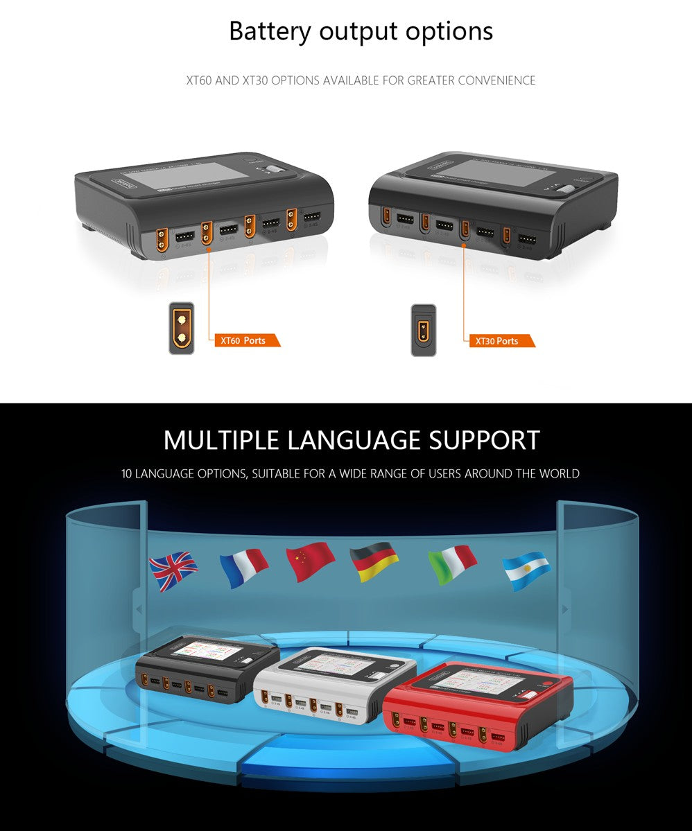 ToolkitRC M4Q 4x50W AC/DC Charger