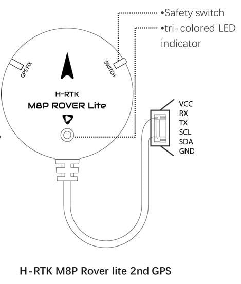 (EOL) HolyBro H-RTK M8P Rover Lite 2nd Module [SL4]