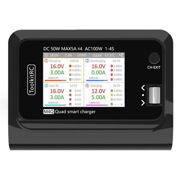 ToolkitRC M4Q 4x50W AC/DC Charger