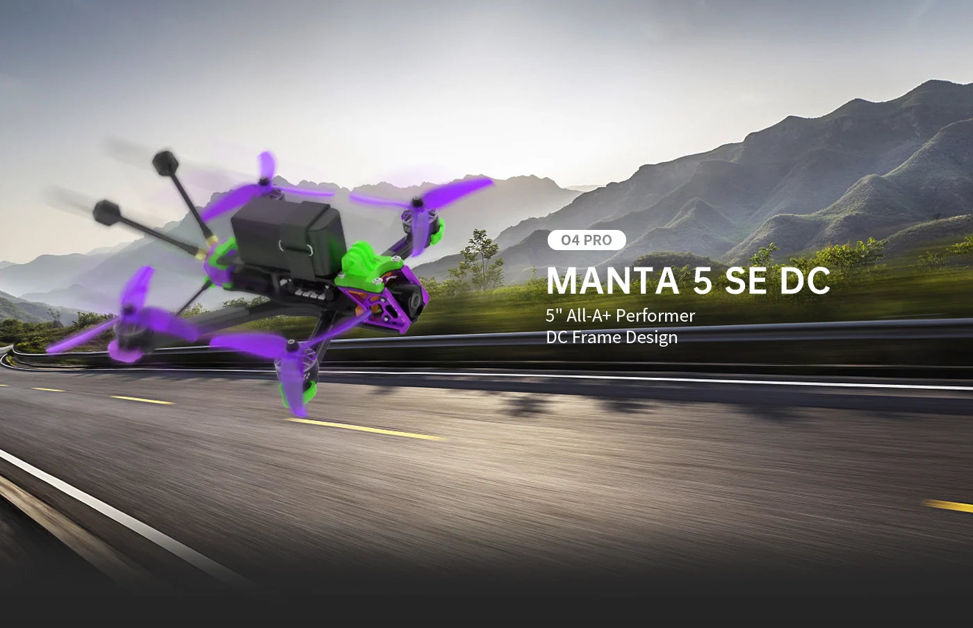 AxisFlying MANTA5 SE DeadCat DJI O4 Pro w/ GPS