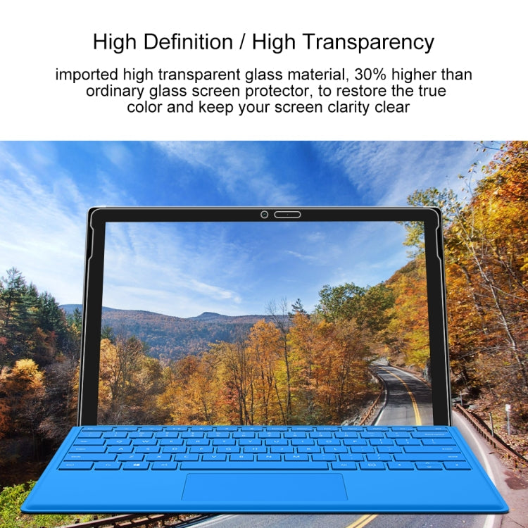 0.4mm 9H Surface Hardness Full Screen Tempered Glass Film for Microsoft Surface 3 10.8 inch