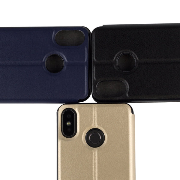 HOMTOM Spring Texture Horizontal Flip Leather Case for HOMTOM C2 with Holder