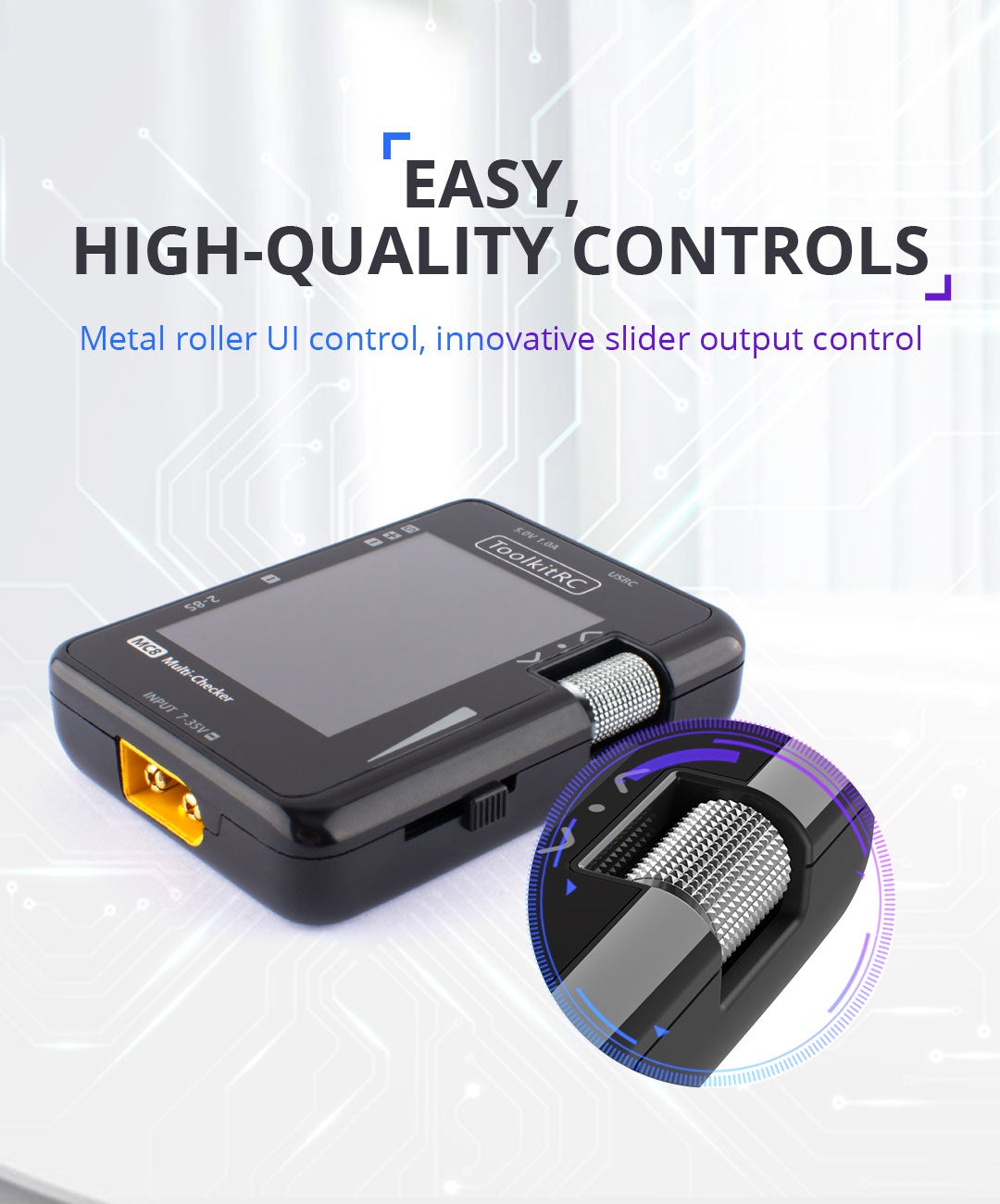 ToolkitRC MC8 Battery Multi Checker