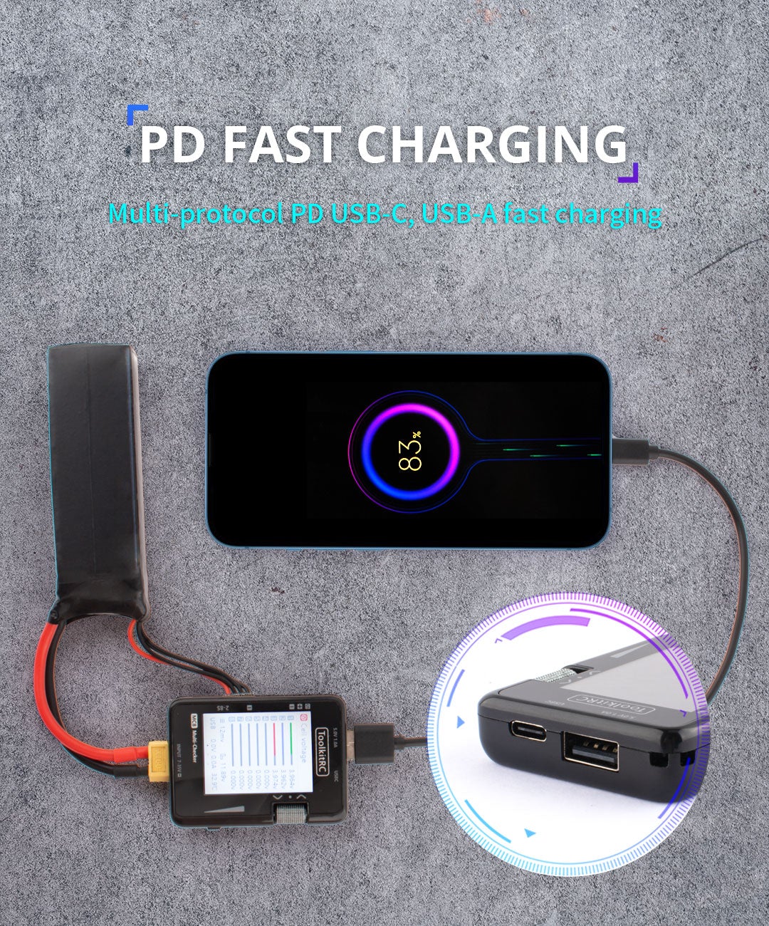 ToolkitRC MC8 Battery Multi Checker