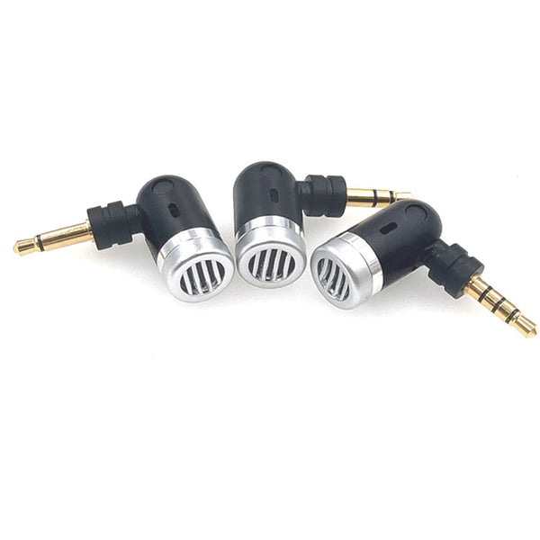 MK-5 Stereo 3.5mm Gold Plated Plug Live Mobile Phone Tablet Laptop Mini Bend Microphone, Stereo