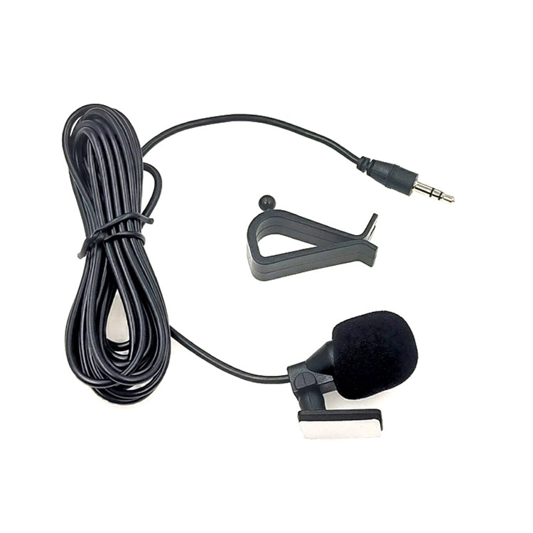 ZJ015MR Stereo 2.5mm Straight Plug Car Navigation DVD External Paste Microphone, Length: 3m, Stereo 2.5mm Straight