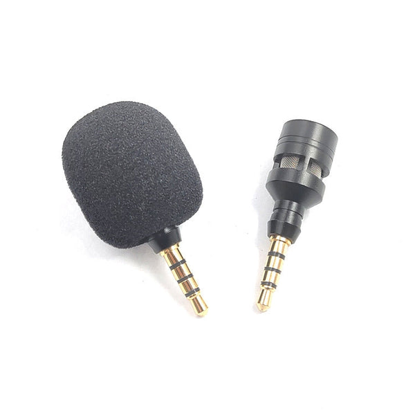 ZJ052MR-01 4 Level Pin 3.5mm Mobile Phone Tablet Game Machine Mini Straight Microphone