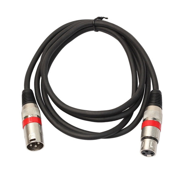 5m 3-Pin XLR Male to XLR Female MIC Shielded Cable Microphone Audio Cord, Length: 5m (Red)