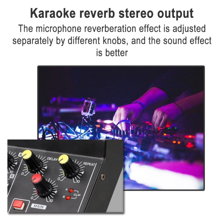 AQA 8-channel Mixer Microphone Effector