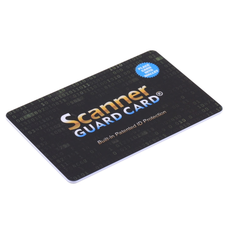 100 PCS Scanner Guard Card RFID Blocking Card, Built-in Patented ID Protection