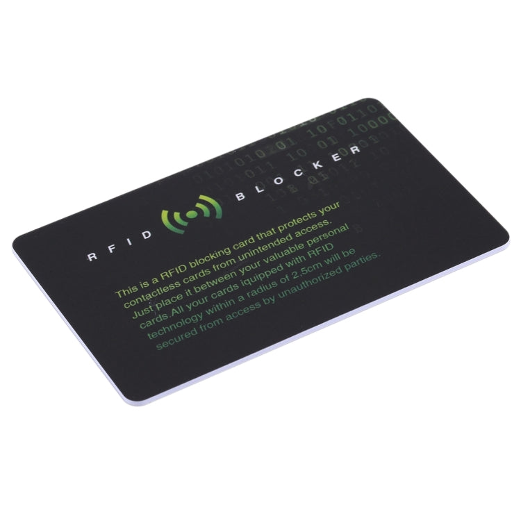 100 PCS Scanner Guard Card RFID Blocking Card, Built-in Patented ID Protection