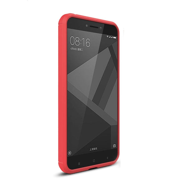 For Xiaomi  Redmi 4X  Brushed Carbon Fiber Texture Shockproof TPU Protective Cover Case , For Redmi 4X