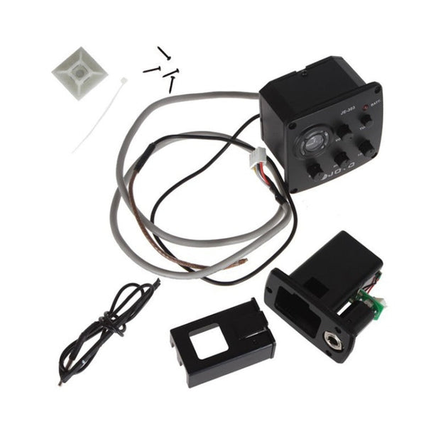 JOYO JE-303 Guitar Pickup 3-Band EQ Preamp Tuner Pickup Equalizer with Tuning Function, JE-303