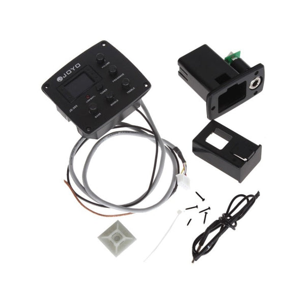 JOYO JE-305 Guitar Pickup 4-Band EQ Preamp Tuner Pickup Equalizer with Tuning Function, JE-305
