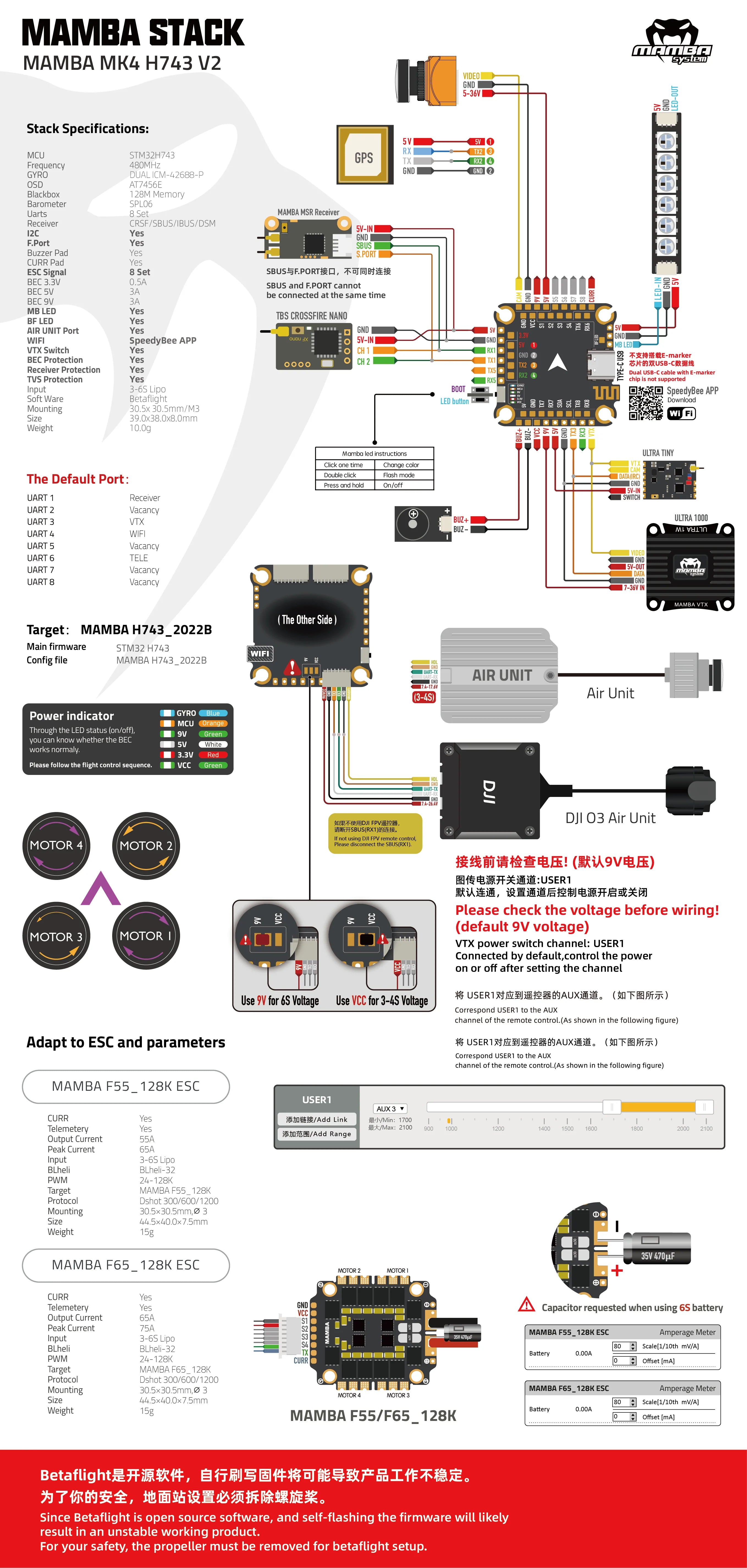 Diatone Mamba MK4 H743 V2 Flight Controller