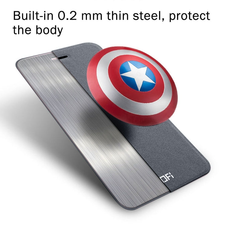 MOFI for Smartisan T2 Crazy Horse Texture Horizontal Flip Leather Case with Holder