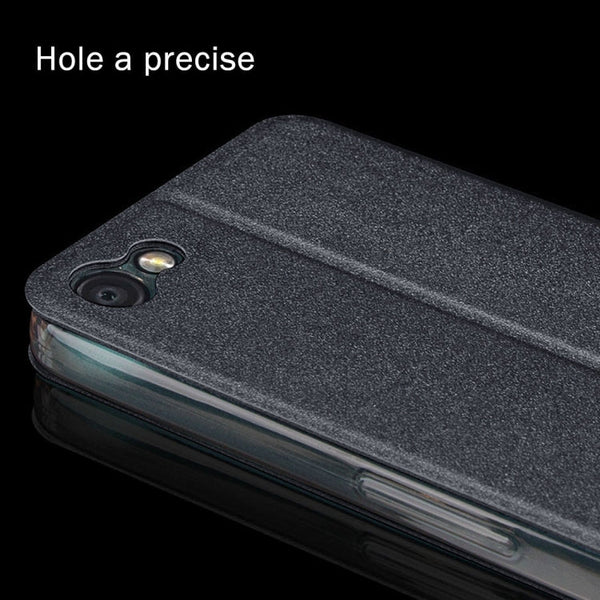 MOFI for Smartisan T2 Crazy Horse Texture Horizontal Flip Leather Case with Holder