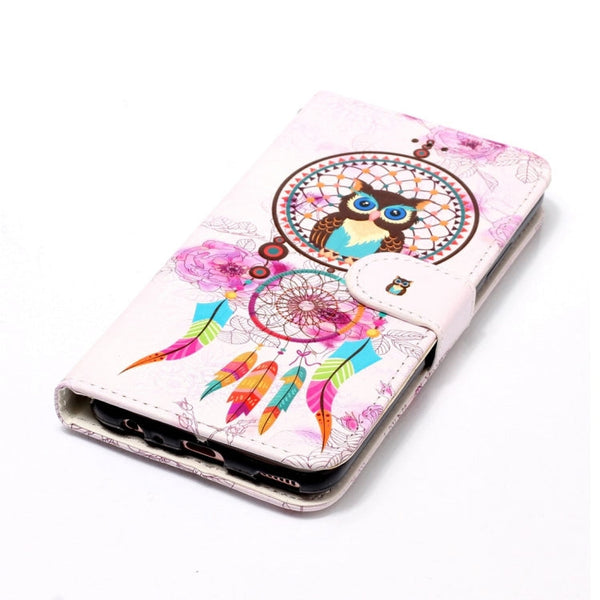 For Huawei  P10 Gloss Oil Embossed Flower Elephant Pattern Horizontal Flip Leather Case with Holder & Card Slots & Wallet & Photo Frame