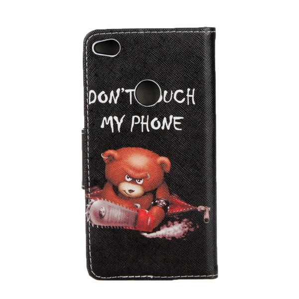 For Huawei  P8 Lite (2017) & Honor 8 Lite Green Tree in Bloom Pattern Horizontal Flip Leather Case with Holder & Card Slots & Wallet