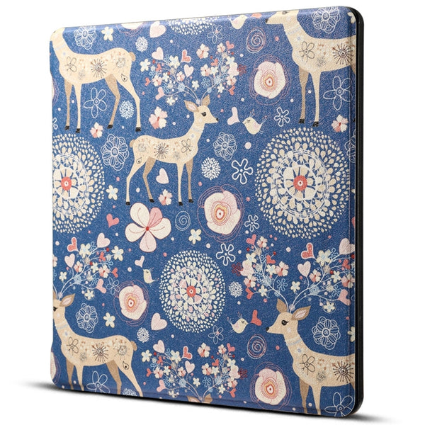 Dibase for Amazon Kindle Oasis 2017 7 inch Print Horizontal Flip PU Leather Protective Case