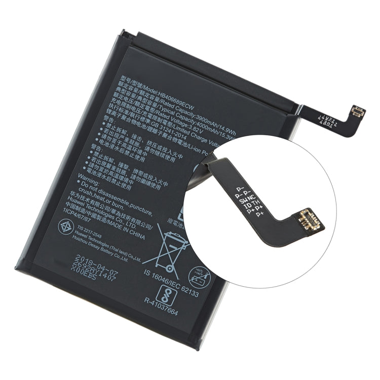 4000mAh Li-Polymer Battery Replacement for Huawei Y9 2019 / Y9 2018 / Y7 2019 / Y9 Prime (2019) / Mate 9