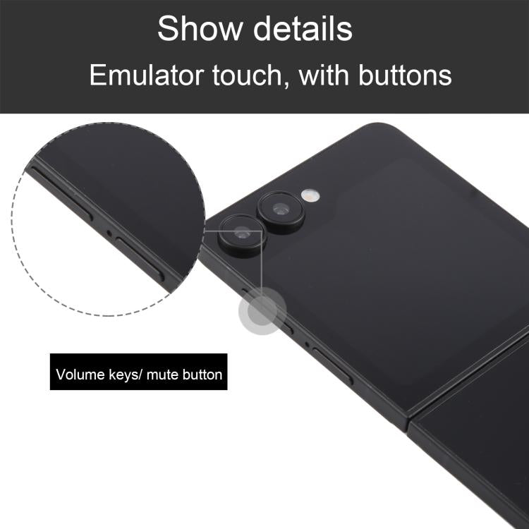 For Samsung Galaxy Z Flip7 Black Screen Non-Working Fake Dummy Display Model