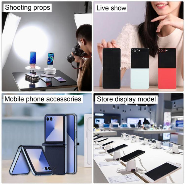 For Samsung Galaxy Z Flip7 Black Screen Non-Working Fake Dummy Display Model