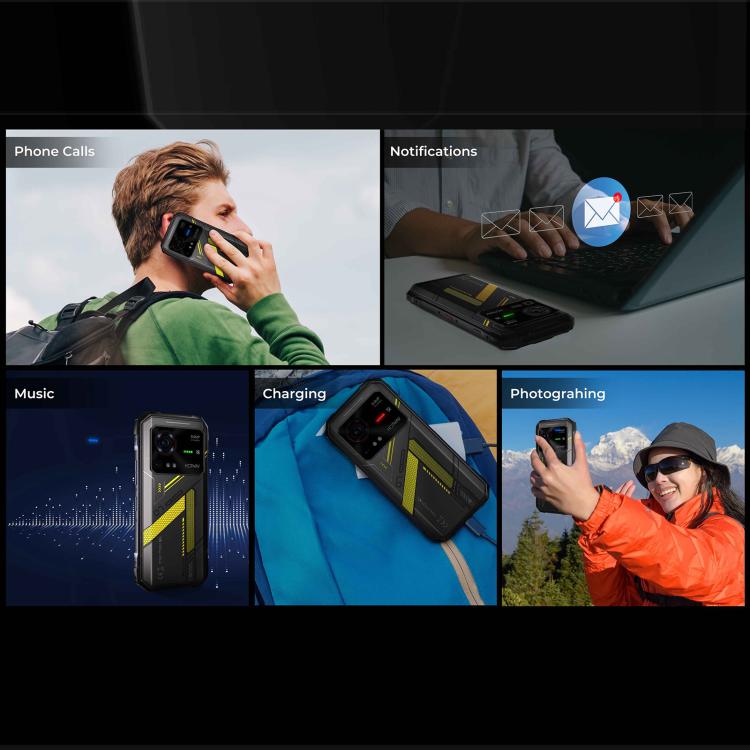 HOTWAV Hyper 7 Rugged Phone, 8GB+256GB, 10800mAh, 6.6 inch Android 14 MediaTek Dimensity 7050 5G, Network: 5G, OTG, NFC